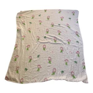 Hula Girl Throw Blanket